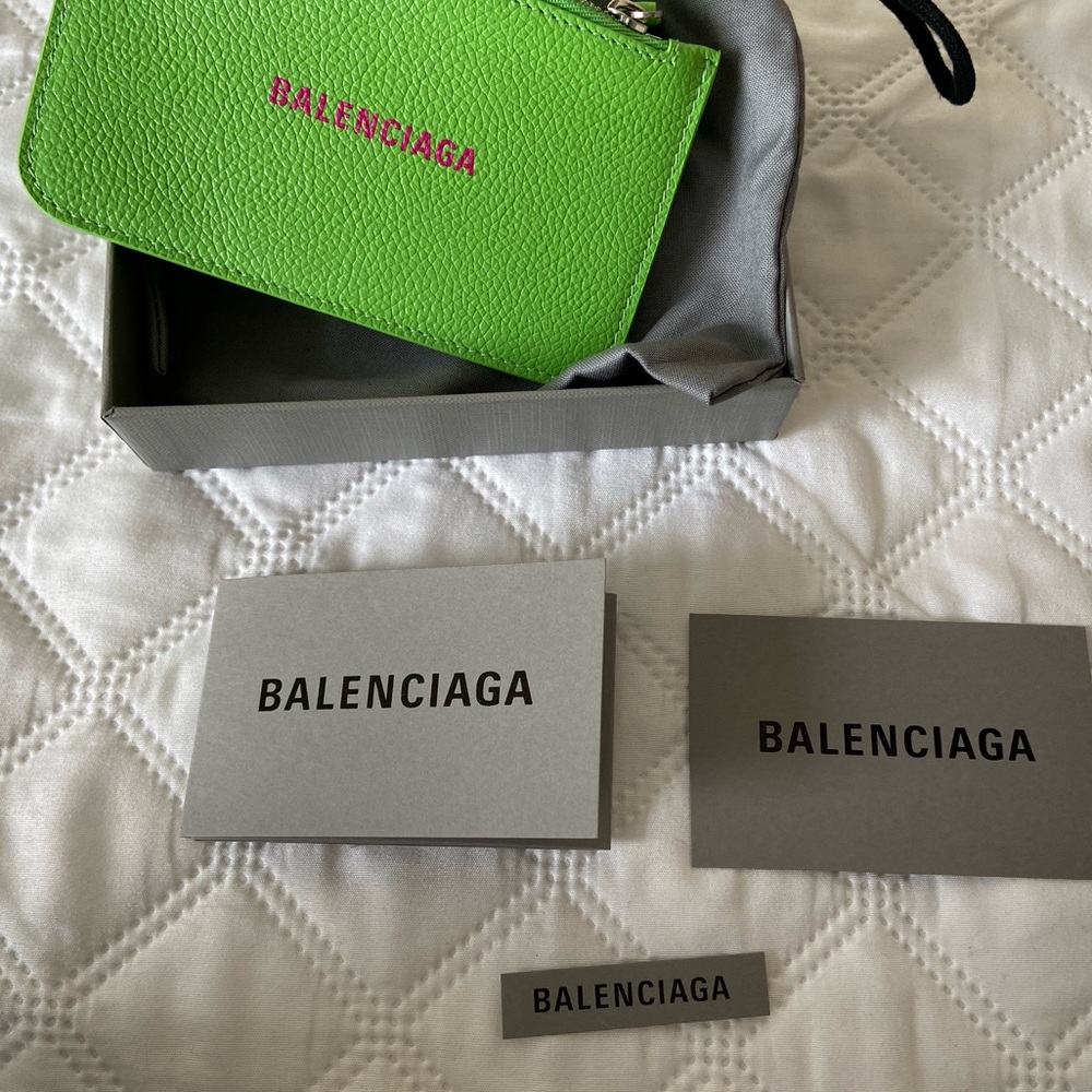 Balenciaga Card Holder (Green) - Picture 8 of 11
